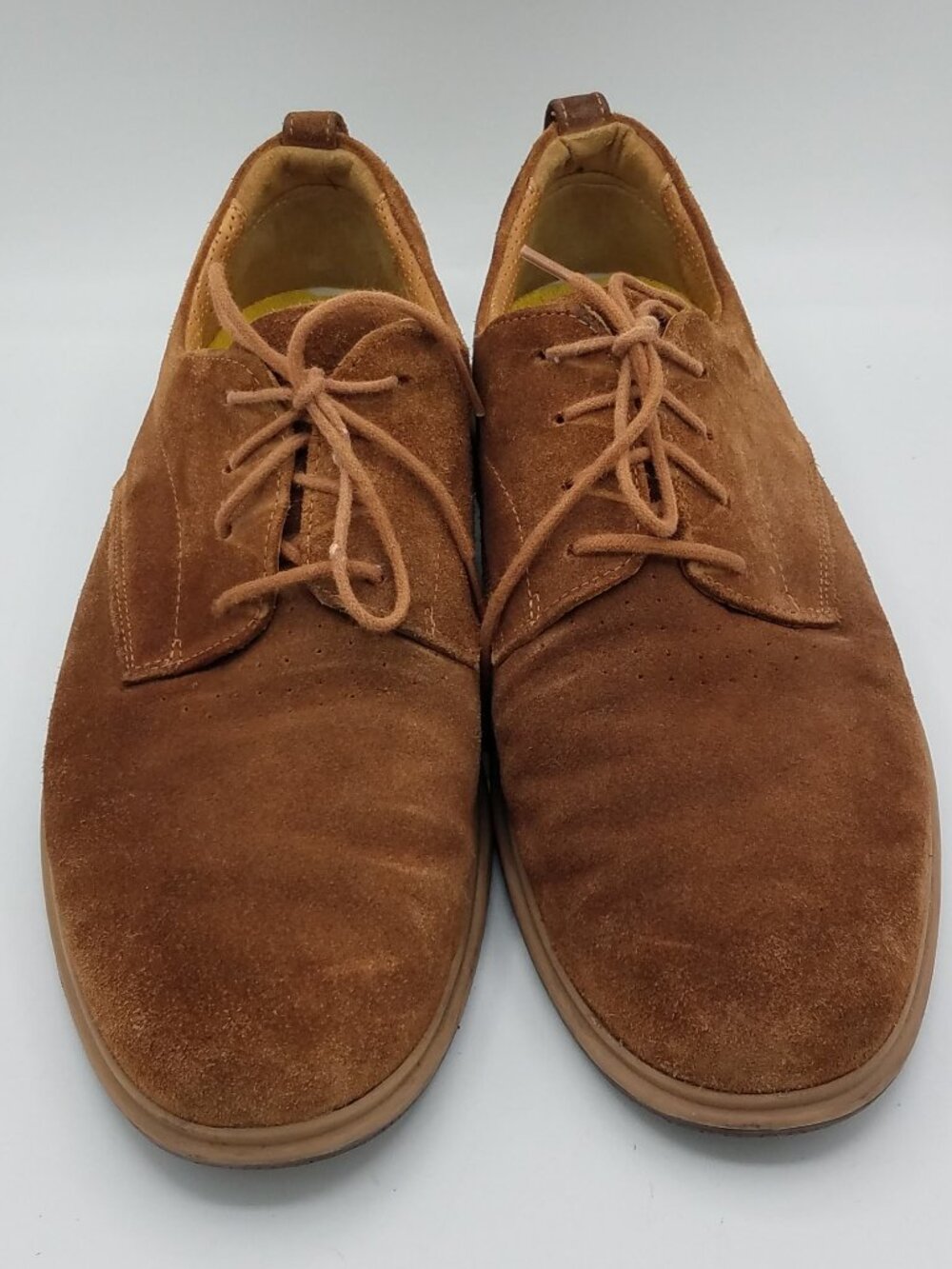 AmberJack The Original Grizzly Oxford Men 10M Dress Shoes Brown Suede Portgual